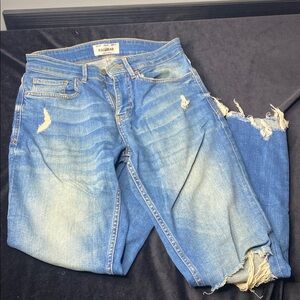 Pull&Bear Light Blue Ripped Jeans